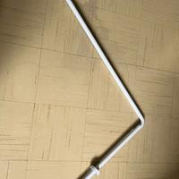 Asta per tenda da doccia angolare