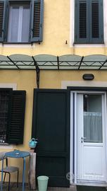 Tettoia ferro battuto