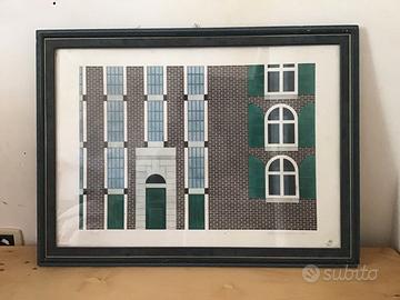 Serigrafia originale firmata Enzo Gagliardino 1986