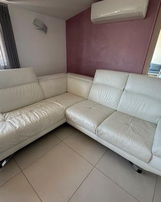 DIVANO NATUZZI – MOD. PASSAPAROLA – VERA PELLE