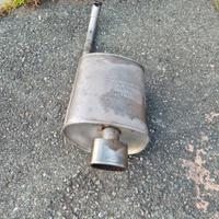 silenziatore/marmitta fiat 500/panda e ford ka