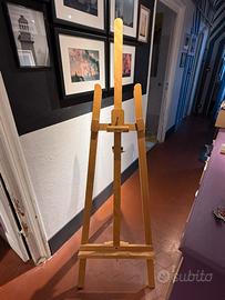 Cavalletto da pittura professionale in legno