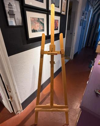 Cavalletto da pittura professionale in legno