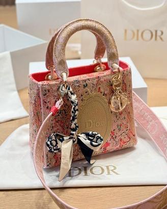 Borsa a tracolla ricamata da donna Dior
