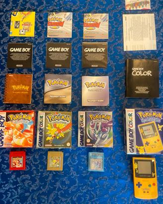 Lotto Pokemon rarissimo Rosso +Oro+Cristallo Ita