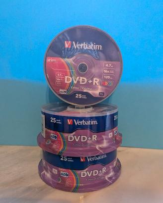 Lotto 75 DVD+R Verbatim Colour AZO 4.7GB 16x