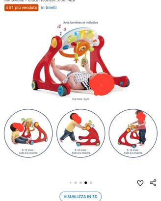 Chicco Palestrina PrimiPassi Cresci e Cammina 4in1