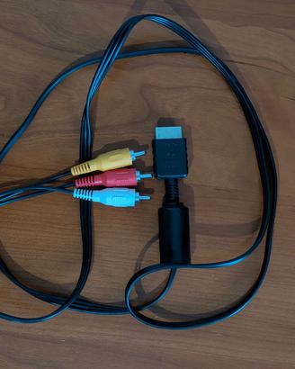 Cavo AV RCA Originale Sony PlayStation PS1 PS2 PS3