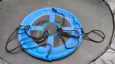 Altalena dondolo da giardino a nido 80 cm