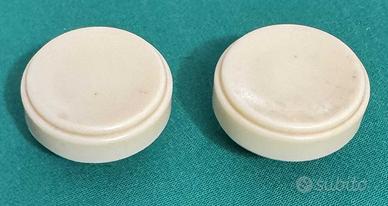 Coppia di manopole per radio d’epoca d. 35 mm.