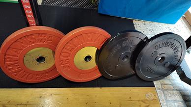 90kg Dischi Elite gommati Olympians 2x25 + 2x20