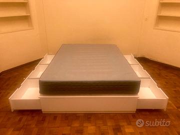 Letto IKEA Nordli con n. 6 cassetti