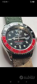 orologio Legend GMT  pepsi nero/rosso-batteria nuo