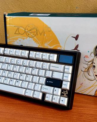 Meletrix Zoom75 SE + ZoomPad SE Black Gold Bundle