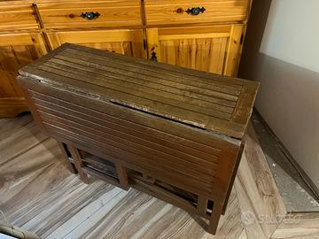 Tavolo giardino con sedie