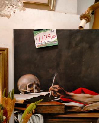 Quadro grande olio su tela.