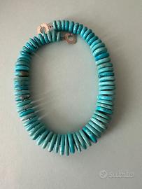 Collana in turchese naturale