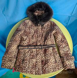 🐆 Giubbotto MABRUN Animalier | Tg 48 | Vera Pelle