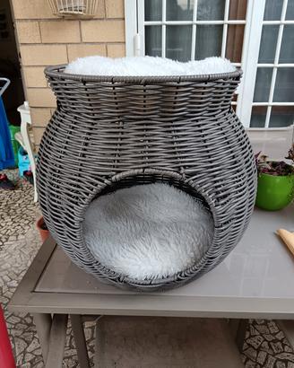 Cuccia vimini inusata