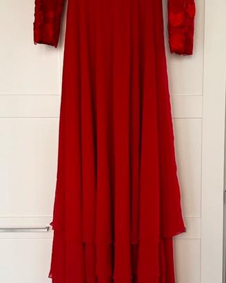 Elegantissimo Vestito rosso da Sposa taglia 42