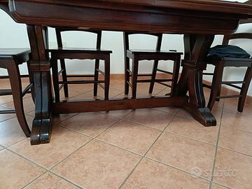Tavolo in legno stile Fratino  allungabile 
