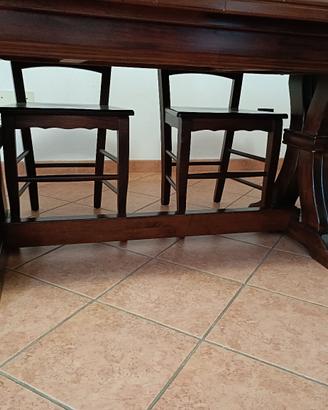 Tavolo in legno stile Fratino  allungabile 