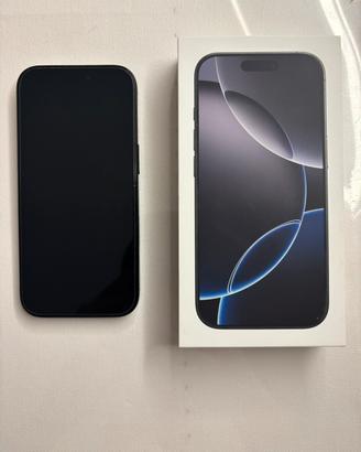 Iphone 16 pro Black Titanium 256 GB