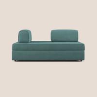 Divano di design sfoderbaile con pouf estraibile