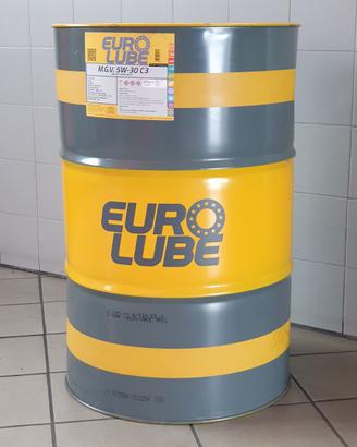 Fusto olio vuoto barile bidone Eurolube 200lt