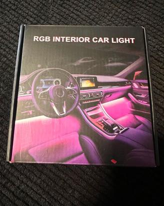 Luci LED Auto USB RGB con Musica e Telecomando 5V