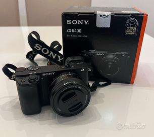 Sony A6400 + 16-50 OSS + ACCESSORI - 1846 SCATTI!
