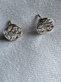 Tiffany orecchini originali circle in argento