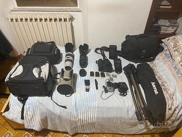 Canon splendido corredo fotografico professionale