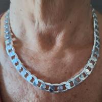 Collana finitura argento 925 nuova con scatola