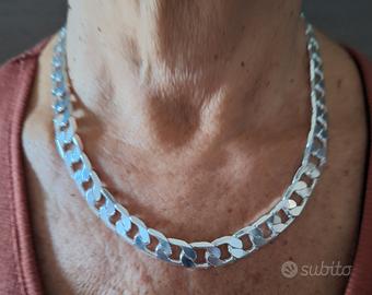 Collana finitura argento 925 nuova con scatola