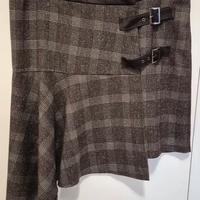 Gonna a Portafoglio  Asimmetrica in Tartan  T46