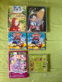 Lotto 6 DVD e CD Bambini (My Little Pony, Fiabe)
