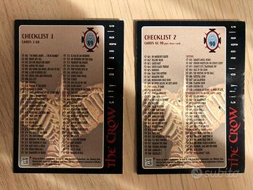 The Crow - City of Angels - Il Corvo - Carte 1997 