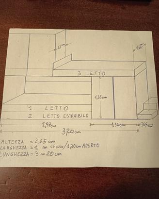 Cameretta 3 Posti Letto + Armadio