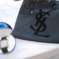 BORSA YVES-SAINT-LAURENT-MOD SHOPPER+OROLOGIO ORIG