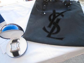 BORSA YVES-SAINT-LAURENT-MOD SHOPPER+OROLOGIO ORIG