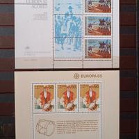 Francobolli Azzorre 1982-85 fogl. Europa mnh