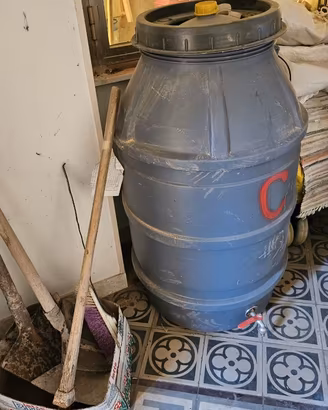CONTENITORE VETRO RESINA PER LIQUIDO