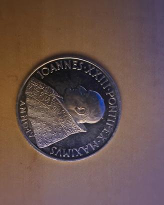 Moneta rara 10 lire Vaticano 1962 Giovanni XXIII