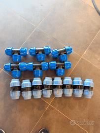 raccordo pn16 50mm polietilene T tee manicotto 