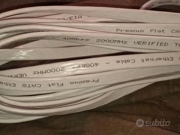 Lotto 3 Cavi Ethernet Piatti(Cat8 e Cat6) 52 mt