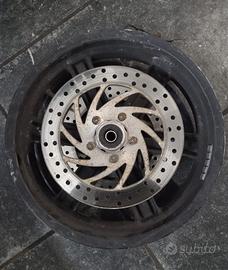 Coppia di cerchi e dischi Aprilia Sportcity