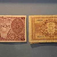 Banconota Da 5 Lire 1944 Regno D'Italia