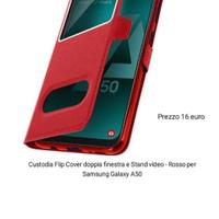 Custodia Samsung Galaxy  A50 Rossa