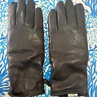 Guanti da combattimento in pelle nera Mk2